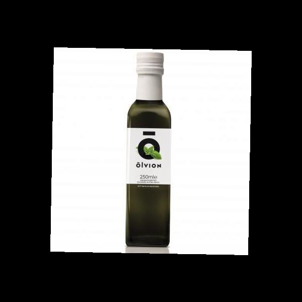 ОЛВИОН Оливковое масло Экстра Вирджин с ароматом базилика 250 мл