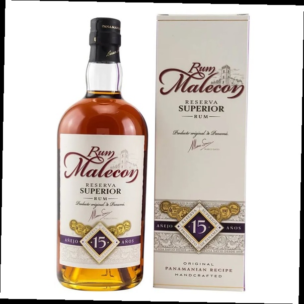 Малекон Резерва Супериор 15 лет в подарочной упаковке