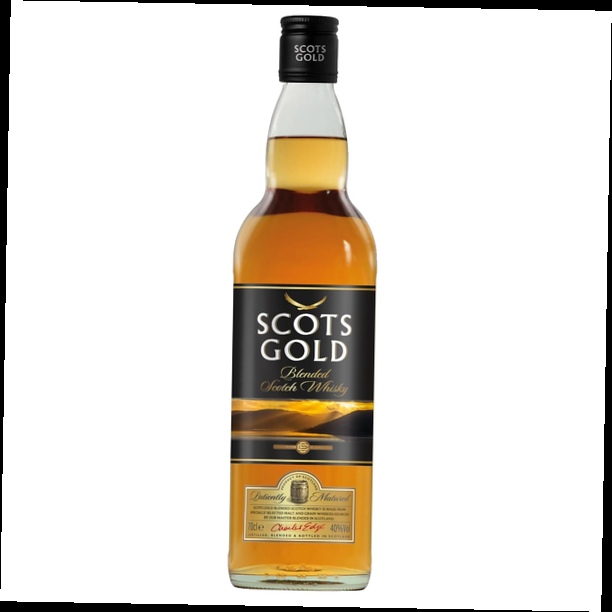 Виски шотландский купажированный Скотс Голд Блэк Лэбел 0,7