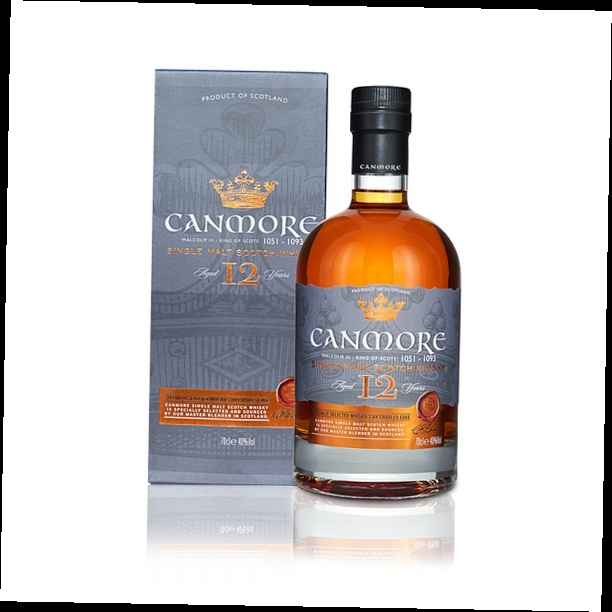 Виски шотландский односолодовый Кэнмор 12 лет в П/К